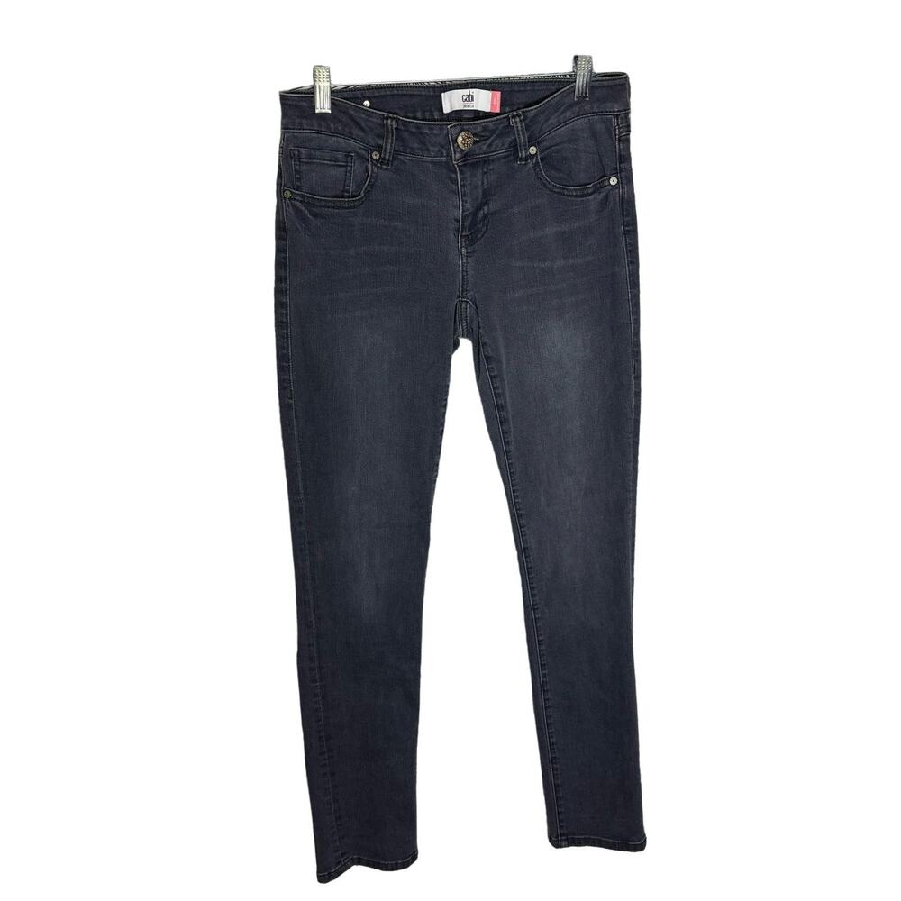 Cabi Gray Mid-Rise Slim Boyfriend Jeans Women's Size: 2